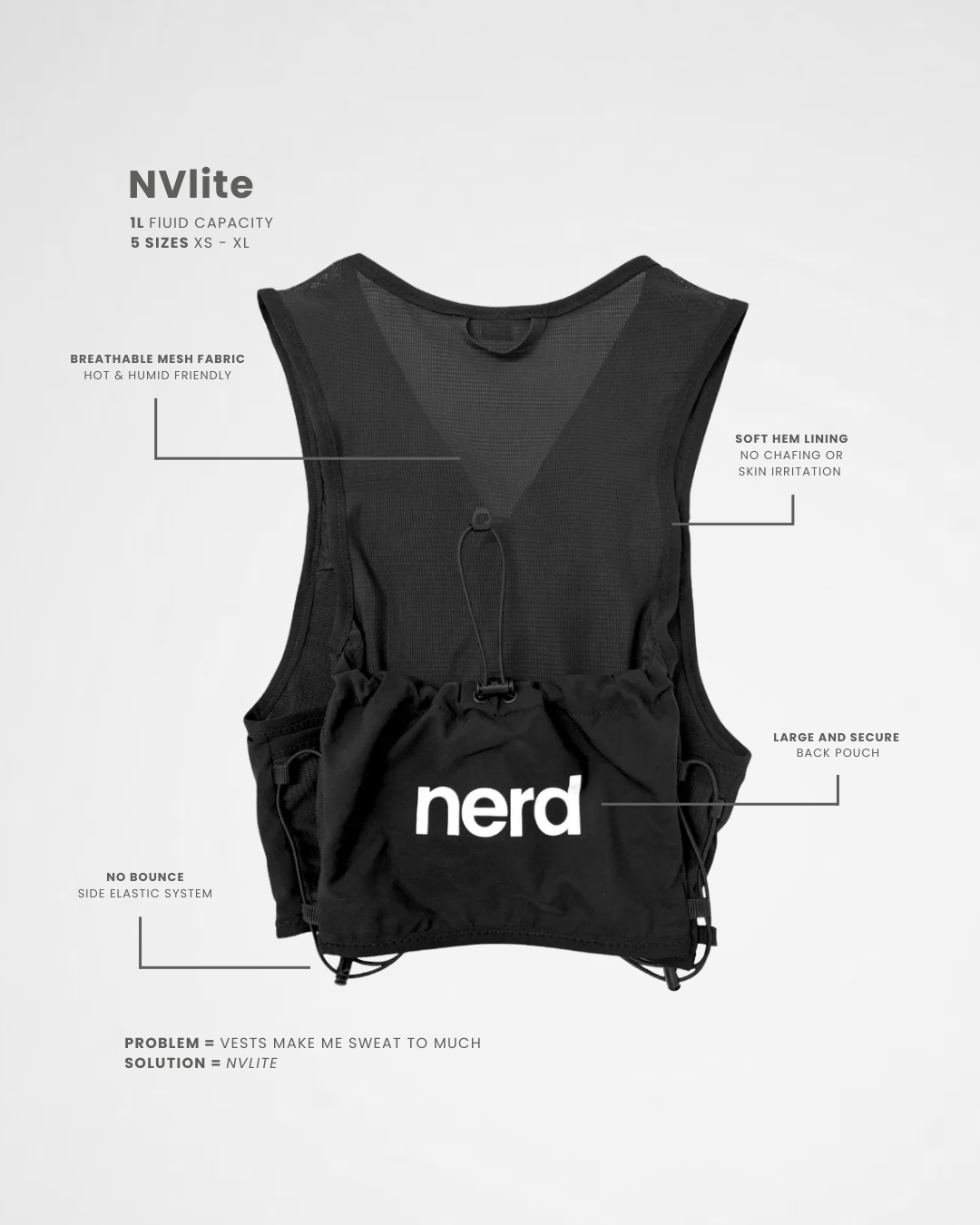 nerd belt NVlite Hydration Vest